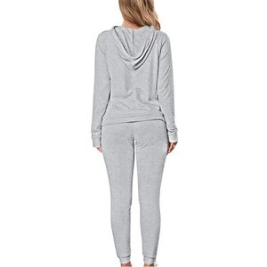 Ensemble de survêtement sexy à taille haute en velours à carreaux personnalisé avec capuche, manches longues, pour femme, style streetwear, idéal pour l'hiver, OEM, orné de strass - Product Image 5