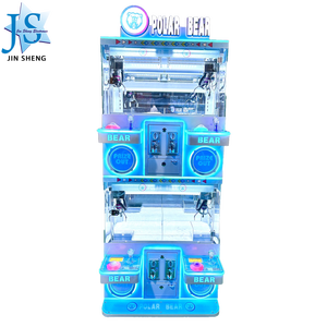 เครื่องจับแบบกรงเล็บ LED ขนาดกะทัดรัดสำหรับเด็กตู้เก็บของเล่น4คนสำหรับธุรกิจเพื่อความบันเทิงในครอบครัว - Product Image 3