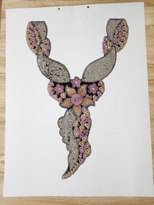 Custom Woven Embroidered <b>Sew</b>-<b>On</b> Neck <b>Patches</b> for Fashion Brands Personalized Embroidered Labels for Garment Home Textiles - Product Image 5