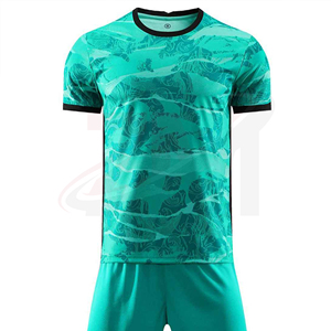 ชุดฟุตบอลพรีเมียม เสื้อและกางเกงขาสั้น น้ำหนักเบา ระบายเหงื่อได้ดี สำหรับทีม จำหน่ายจำนวนมาก - Product Image 1