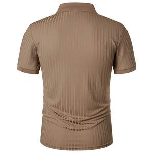 Camiseta Polo Deportiva Elástica para Hombre, Corte Ajustado, Informal, para Golf y Entrenamiento, Tallas Grandes - Product Image 2