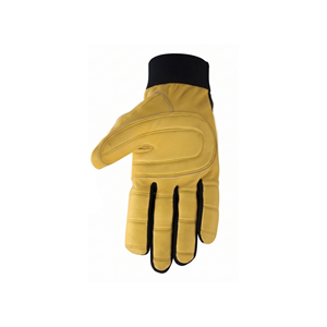 Gants de mécanicien robustes en cuir écologique, paume rembourrée, absorption des chocs, toutes saisons, pour réparation automobile et travaux de jardinage, personnalisables - Product Image 5