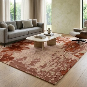 Alfombra de lana de diseño personalizado con construcción duradera hecha a mano para decoración de dormitorio, sala de estar y comedor. - Product Image 3