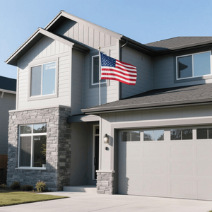 2 Bandiere Americane in Nylon 2x3 Piedi (60x90cm) con Occhielli in Ottone per Decorazione di Cortili e Festival - Product Image 3