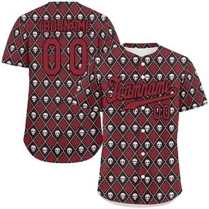 Maillot de baseball sublimé pour les joueurs compétitifs avec tissu flexible et design de couleurs durables - Product Image 1