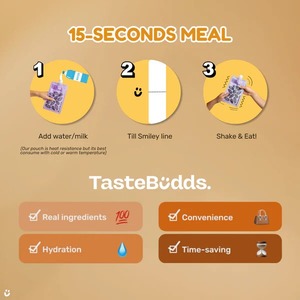 Paquet de poudre de sel de mer au chocolat instantané pratique de remplacement de repas liquide de 15 secondes Soupe instantanée pratique - Product Image 5