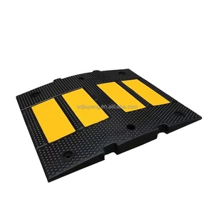 Barrière de sécurité routière pour parking, avec bandes réfléchissantes, garde-corps en caoutchouc à 2 canaux pour autoroute - Product Image 1