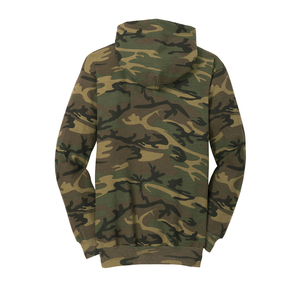 Sweat à capuche unisexe surdimensionné camouflage, manches longues, streetwear, épais, à enfiler - Product Image 3