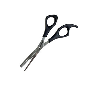 Juego de Tijeras Profesionales de Acero Inoxidable Negro para Cortar el Cabello, Tijeras de Peluquería, Tijeras para Entresacar y Texturizar, 15g, Ecológicas y Reutilizables - Product Image 2