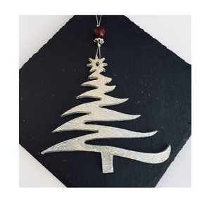 Traditional Wooden Hanging <b>Tree</b> <b>Ornament</b> For Festive Decoration Handmade Wooden Craft For Christmas <b>Tree</b> - Product Image 1