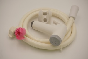 Vertical <b>Spray</b> Wall-<b>Mounted</b> ABS Shattaf Set Single Hole Installation with Custom Color OEM - Product Image 3