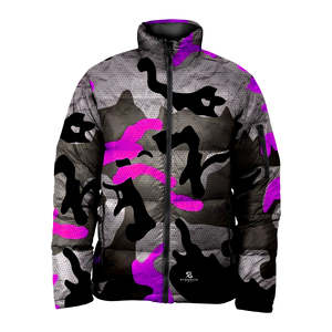 Veste matelassée personnalisée pour homme, avec capuche, en polyester brillant, pour l'hiver, chaude et tendance, idéale pour l'extérieur 2026 - Product Image 6