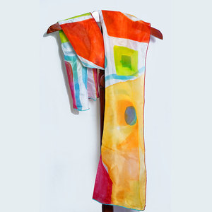 OEM Design Floral Pattern <b>Silk</b> Square <b>Scarf</b> Women Head Satin <b>Scarf</b> Low MOQ 100% <b>Silk</b> - Product Image 1