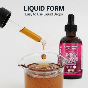 OEM Women’s Probiotic Liquid Supplement with Digestive Enzymes & Herbal Extracts Private Label - Product Image 2