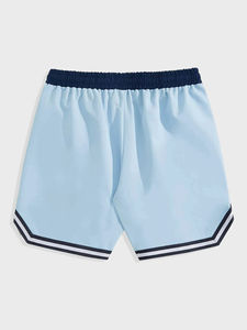 Shorts de sport personnalisés 2026 pour hommes, nouvelle collection, couleur unie, 330G, pour enfants - Product Image 5