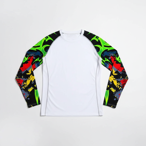 Custom Logo Rash Guard Athletic <b>Compression</b> Top Moisture Wicking Manufacturer - Product Image 5