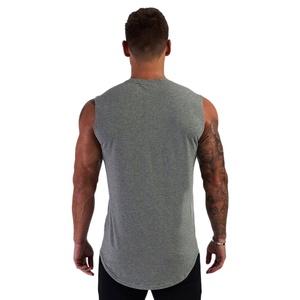Custom Manufacturer Premium Cotton Mens Tank Top Loose Fit Fitness Mens Undershirts Sleeveless Plain Color Mens Tank Top - Product Image 4