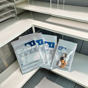 Custom Printed LDPE Medical Zipper Bag for Pharmacy Medicine Dispensing in Hospital Clinic Healthcare - Product Image 1