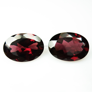 เบาะโกเมน Rhodolite ธรรมชาติลูกแพร์รูปไข่เพชรพลอยหลวมเหลี่ยมเพชรพลอยทำให้เป็นก้อนหินโกเมนสีชมพูเข้มตามธรรมชาติ - Product Image 6