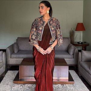 Stunning And Premium Designer Lehenga <b>Saree</b> <b>with</b> Embroidered <b>Jacket</b> Blouse And Lace Work Wholesale Rate By Royal Export - Product Image 1