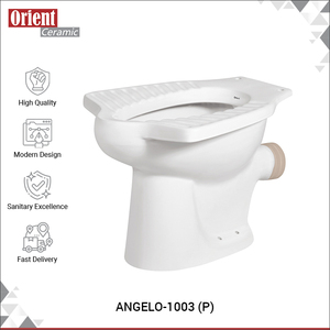 ผู้ผลิตจากอินเดียจำหน่ายโถสุขภัณฑ์แบบตั้งพื้นสีขาวคุณภาพสูงสำหรับใช้ในบ้านและโรงแรม ออกแบบตามสั่ง มีจำหน่ายแล้ว - Product Image 2