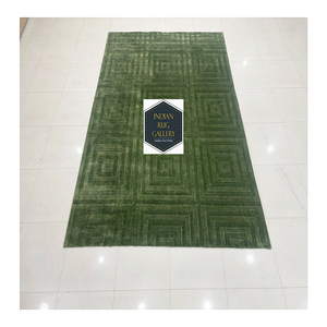 Handmade Nylon Polypropylene Resistant Rug Very Durable Soft High Low Material Colorful Stain Geometric Cut Carpet Rugs Mat - Product Image 1