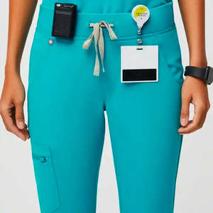 ชุดสครับพยาบาลผ้าพรีเมียมเนื้อนุ่ม ลดริ้วรอย ผลิตจากโพลีเอสเตอร์ เรยอน สแปนเด็กซ์ ซักได้ สำหรับชุดยูนิฟอร์มพยาบาลหญิง - Product Image 5