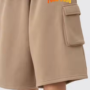Pantalones Cortos Deportivos OEM con Corte Láser y Abertura Lateral para Hombre, Entrepierna de 3 Pulgadas, Ligeros, de Secado Rápido, Ajuste Holgado, Unisex, 100% Algodón, Color Sólido - Product Image 4