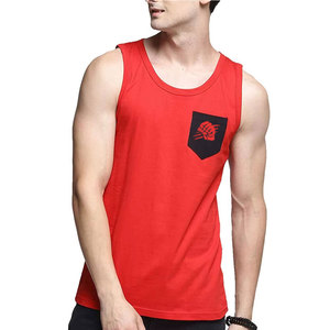 เสื้อกล้ามถักนิตติ้งผ้าฝ้าย 100% สวมใส่สบายสำหรับผู้ชาย เหมาะสำหรับออกกำลังกายและไลฟ์สไตล์แอคทีฟ ระบายอากาศได้ดี ไม่มีแขน - Product Image 1