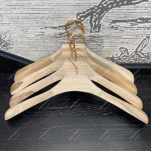 Khadim Handicrafts Wooden Carved Polygon Clothes <b>Hangers</b> Non Slip Eco-Friendly Luxury Design Wardrobe Closet Retail Display - Product Image 1