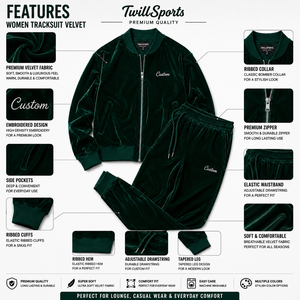 Custom Women Velvet Tracksuit Set Luxury Velour <b>Zip</b> <b>Up</b> <b>Jacket</b> Wide Leg Pants Casual Two Piece Lounge Wear Outfit - Product Image 6
