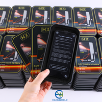 Écran OLED souple HX DD EK PRO pour iPhone 17, 12, 13, 14, 15, 16 Pro Max avec numériseur tactile 3D et assemblage d'écran LCD