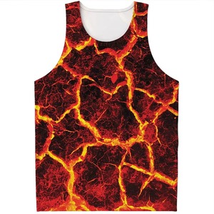 Men’s Printed Tank Top Summer Sleeveless Shirt Gym Fitness <b>Stringer</b> <b>Vest</b> Bodybuilding Workout Casual Streetwear OEM Custom Logo - Product Image 4