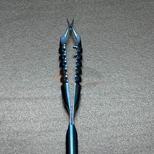 Pinzas para Capsulorrexis de Acero Inoxidable, Eje Angulado de 45°, Puntas Afiladas y Dentadas, Puntas Enclavables, Instrumento Quirúrgico Oftálmico - Product Image 5
