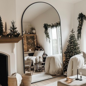 Sustainably-Sourced Bamboo Wall <b>Mirror</b> Frame Minimalist Design Eco-Friendly Handmade Durable <b>Lightweight</b> OEM Wholesale | Aqudus - Product Image 3