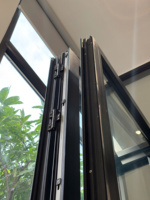 Portes accordéon pliantes Holcom pour balcon, cloison en verre pliable en aluminium, Puerta Acordeon
