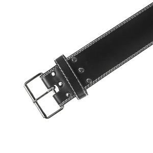 Cinturón de Levantamiento de Pesas de Cuero al por Mayor con Hebilla de Doble Punta Ajustable, Resistente, para Gimnasio, Duradero, Proveedor Mayorista de Marca Privada - Product Image 5