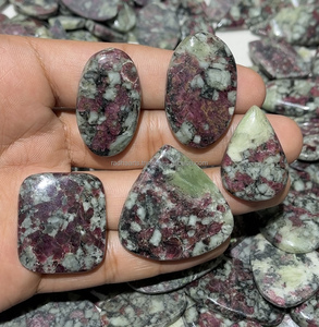 Cristal de Eudialita Natural en Bruto, Corte Ovalado, para Reiki Espiritual y Sanación, Lote a Granel con Piedras Preciosas de Chakra - Product Image 4