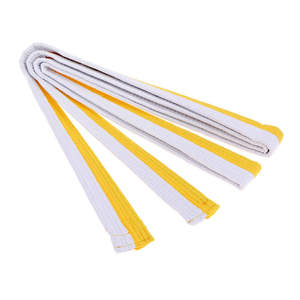 Ceinture de judo confortable avec coutures robustes et matériau durable, ceinture de judo professionnelle avec extrémités renforcées - Product Image 2