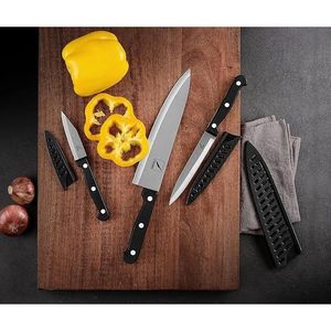 Juego de 3 Cuchillos de Cocina de Acero Inoxidable con Funda - Product Image 2