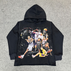 Latest Design Custom Printed Zipper Distressed Hoodie <b>Rhinestone</b> Zip up <b>Jacket</b> Acid Wash Men Fleece Streetwear Hoodie - Product Image 1