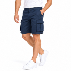 Shorts cargo pour hommes, respirants, en sergé de coton, style utilitaire, confortables, légers, pour usage extérieur et décontracté, fournisseur OEM ODM, usine - Product Image 3