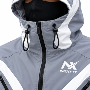 Men’s Hooded Color Block Windbreaker Tracksuit <b>Set</b> Full Zip Jacket Cargo Jogger <b>Pants</b> Outdoor Sportswear <b>2</b> <b>Piece</b> <b>Set</b> - Product Image 5