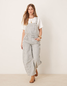 <b>Women</b>’s Vintage Denim Dungarees Slim Fit Adjustable Straps Soft Comfortable Trendy Casual Wear - Product Image 6