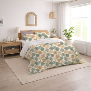 Modern Cotton Duvet Cover <b>Set</b> Ultra Soft <b>Comforter</b> Cover with Pillow Shams, Hidden Zipper Closure - Product Image 3