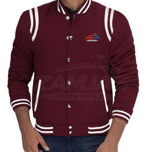 Chaqueta de invierno ligera y transpirable, hecha a medida, estilo Letterman para hombre, fabricada en Pakistán. - Product Image 5