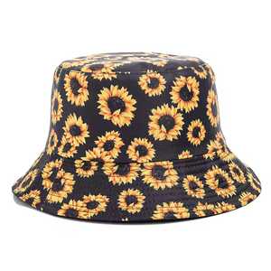 Chapeau Bob Unisexe à Imprimé Cerises en Popeline de Polyester, Décontracté, Printemps-Été, Mode Adulte - Product Image 6