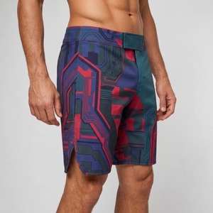 Pantalones Cortos Deportivos Profesionales con Tela Elástica, Tecnología de Absorción de Humedad y Diseño Cómodo para MMA - Product Image 6