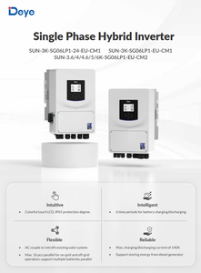 อินเวอร์เตอร์3KW deye 3000W เฟสเดียว1เฟสแรงดันไฟฟ้าต่ำ2 MPPT IP65ไฮบริดอินเวอร์เตอร์พลังงานแสงอาทิตย์ SUN-3K-SG06LP1-EU-CM1 LCD ที่มีสีสัน - Product Image 2