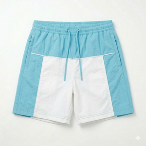 Ensemble d'entraînement coupe-vent léger de haute qualité, veste et short respirants à blocs de couleurs, tenue de sport unisexe - Product Image 5